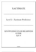 XACTIMATE - Level 2 Xactimate Profeciency - Knowledge Exam Readiness Guide 2024