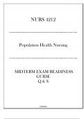 (WU) NURS 4212 Population Health Nursing - Midterm Exam Readiness Guide 2024