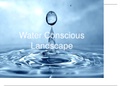 Agriculture 100 - Water Conscious Landscape