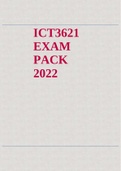 ICT3621 EXAM PACK 2022