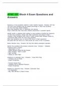 ATSC 231 Block 4 Exam Questions and Answers