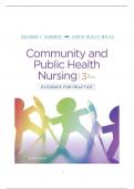 Test Bank For Community & Public Health Nursing 3rd Edition By Rosanna DeMarco; Judith Healey-Walsh 9781975111694 Chapter 1-25 Complete Guide