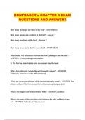 BONTRAGER's CHAPTER 6 EXAM QUESTIONS AND ANSWERS