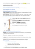 Samenvatting hoofdstuk 6: Het beenderstelsel 