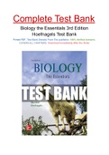 Biology the Essentials 3rd Edition Hoefnagels Test Bank