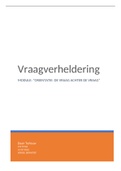 Essay Orientatie `de Vraag Achter De Vraag´ 