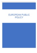 Portfolio European Public Policy