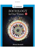 Sociology in Our Times 11th Edition Kendall Test Bank