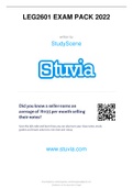 Stuvia-1018239-leg2601-exam-pack-2022