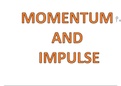 Momentum and Impulse 