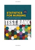 Statistics for Nursing A Practical Approach 3rd Edition Heavey Test Bank |Complete Guide A+|Instant download.
