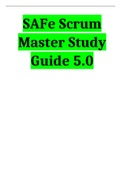 SAFe Scrum Master Study Guide 5.0.