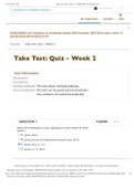 NURS 6003 Week 2 Quiz_ APA Style and Format (May 2022)