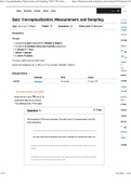 Conceptualization, Measurement, and Sampling: EDUC750