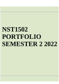 NST1502 PORTFOLIO SEMESTER 2 2022