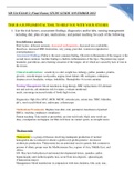 NR 324 EXAM 2 (Final Exam) STUDY GUIDE  GRADED A