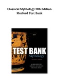 Classical Mythology 11th Edition Morford Test Bank