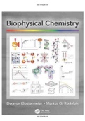 Biophysical Chemistry 1st Edition Klostermeier Solutions Manual