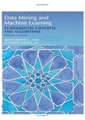 Data Mining and Machine Learning Fundamental Concepts and Algorithms 2nd Edition Zaki Solutions Manual.pdf