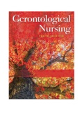 Test Bank for Gerontological Nursing 10th Edition Eliopoulos Test Bank |Complete Guide A+|Instant download.