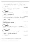 Quiz- Conceptualization, Measurement, and Sampling 