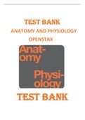 ANATOMY AND PHYSIOLOGY OPENSTAX TEST BANK