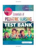 Test Bank for Wong's Nursing Care of Infants and Children 10th Edition by Hockenberry |30 Chapter |Complete Guide A+|ISBN-13 ‏ : ‎ 9780323353168