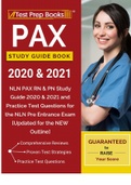 PAX Exam Study Guide NLN PAX RN and PN Study Guide with Practice Test Questions 2020_2021& 2022
