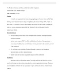 MBA 580 Module Ten Executive Summary