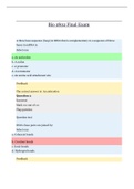 Exam (elaborations) Biochemistry (BIO1802) 