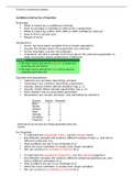 Confidence Interval for a Proportion - Summary