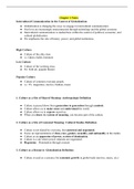 COMM230 Intercultural Communication Notes Chapters 1-4