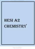 HESI A2 CHEMISTRY2024 update 