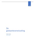 Boekverslag Nederlands  De gedaanteverwisseling,Franz Kafka