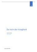 Boekverslag Nederlands  De trein der traagheid, Johan Daisne