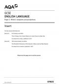 AQA GCSE ENGLISH LANGUAGE Paper 2 Writers’ viewpoints and perspectives insert 2024 june 8700/2