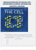 MOLECULAR BIOLOGY OF THE CELL 6TH EDITION BRUCE ALBERTS TEST BANK 2025 CHAPTER 3: PROTEINS