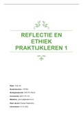 Reflectie & Ethiek Praktijkleren 1 verslag 