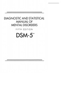 Diagnostic and Statistical Manual of Mental Disorders, Fifth Edition, Text Revision (DSM-5-TR(tm))