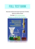 Macroscale and Microscale Organic Experiments 7th Edition Williamson Solutions Manual