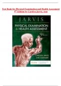 TEST BANK for -Physical Examination and Health Assessment 9th Edition by Carolyn Jarvis, Ann Eckhardt / All Chapters 1-32 / COMPLETE GUIDE A+