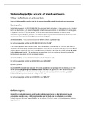 Wiskunde wetenschappelijke notatie/standaardvorm samenvatting + oefentoets en antwoorden 