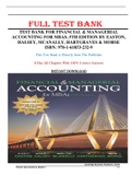 Test Bank for Financial & Managerial Accounting for MBAS 5th Edition Easton, Halsey, Mcanally, Hartgraves, Morse