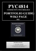 PYC4814 Portfolio Guide 