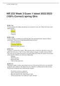 NR 222 Week 3 Exam 1 latest 2022/2023 (100% Correct) spring Qtrs