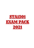 STA1501 EXAM PACK 2021