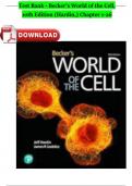 Test Bank - Becker's World of the Cell, 10th Edition (Hardin, 2024) Chapter 1-26 All Chapters Completed Solutions ISBN:9780135259498 Newest Edition Instant Pdf Download