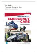 Test Bank - Prehospital Emergency Care 12th Edition by  Mistovich & Karren || All Chapters 1-46 || Newest Edition