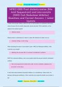 NPRO1000 Final cholestyramine (Bile  Acid Sequestrant) and atorvastatin  (HMG CoA Reductase inhibitor) Questions and Correct Answers | Latest  Update