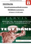 TEST BANK  Physical Examination and Health Assessment  9th Edition by Carolyn Jarvis, 